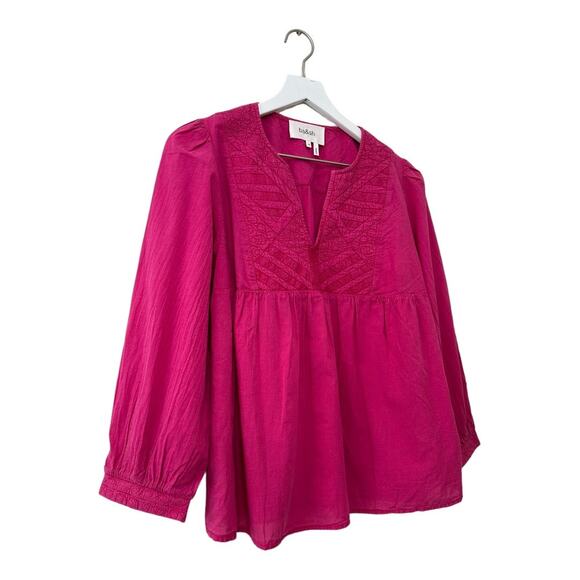 NWT Ba&sh Embroidered Ilo Fuchsia Blouse Size Medium - Picture 12 of 12